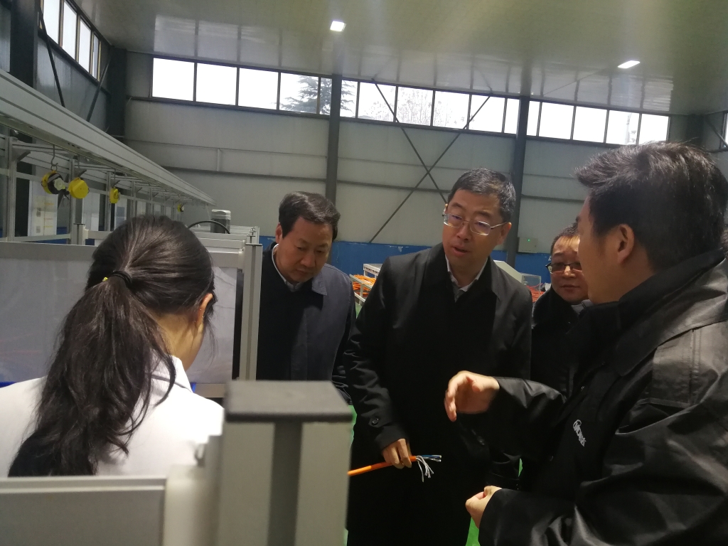 2019年12月23日，，，，，，，，河北省副省长葛海蛟到乐玩国际线缆集团调研